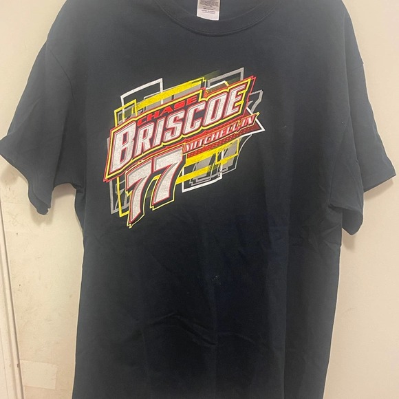 Chase Briscoe #77 Signed Racing Shirt Nascar Arca Mitchell IN Men’s‎ L Large - Picture 1 of 6